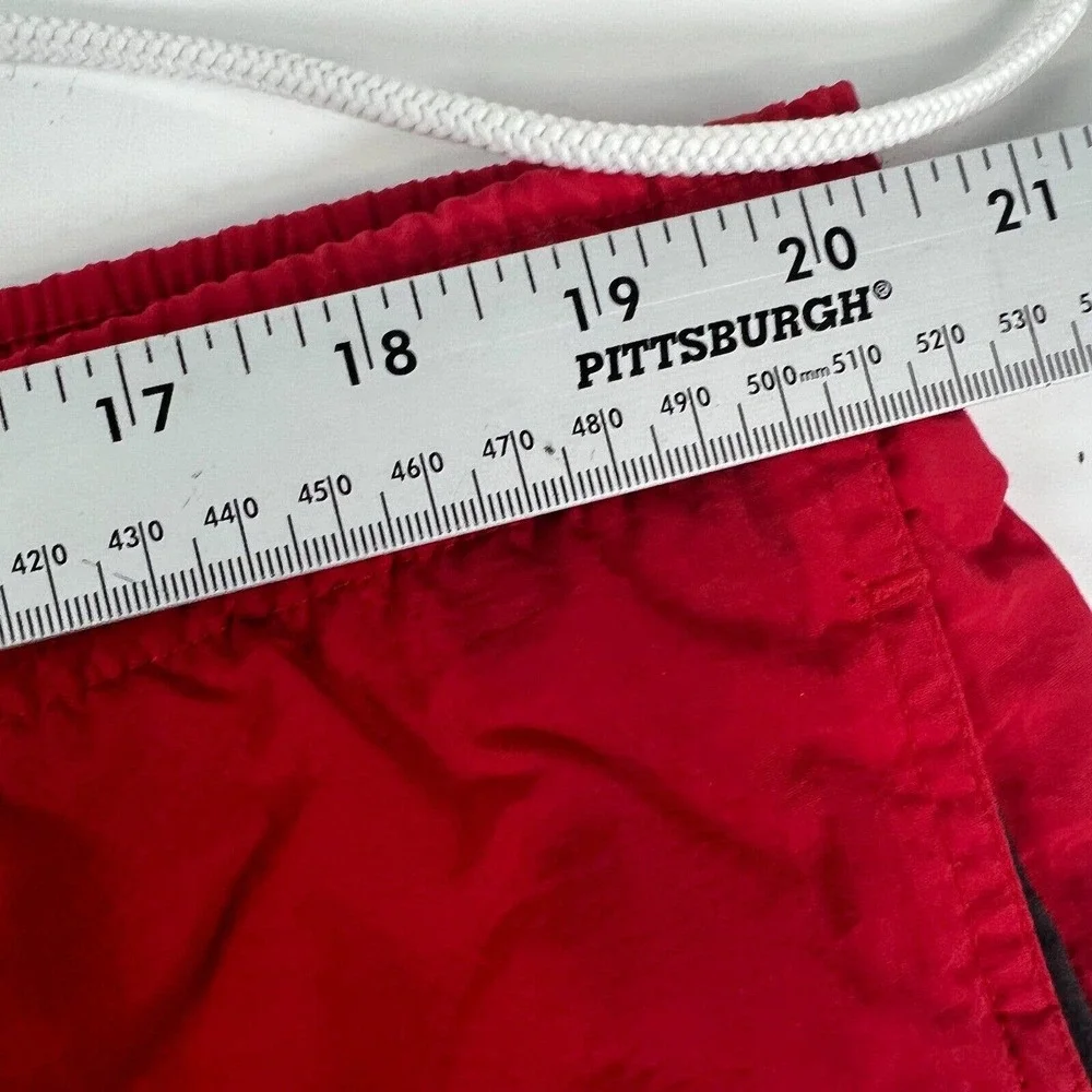 TOMMY HILFIGER Authentic Sailing Gear US/55 Mens Red Blue Swim‎ Shorts Trunks M